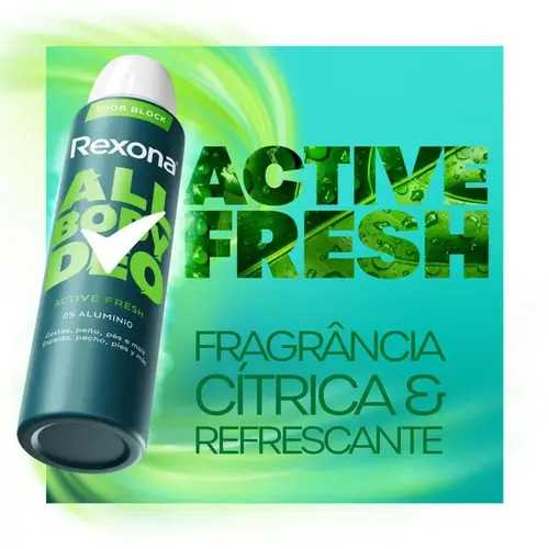 Desodorante Rexona All Body Deo Active Fresh Aerosol 150ml
