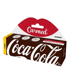 Carmed Hidratante Labial Coca Cola Marrom 10g