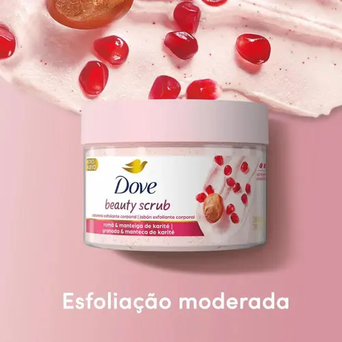 Sabonete Dove Esfoliante Corporal Beauty Scrub e Romã Manteiga de Karité 280g