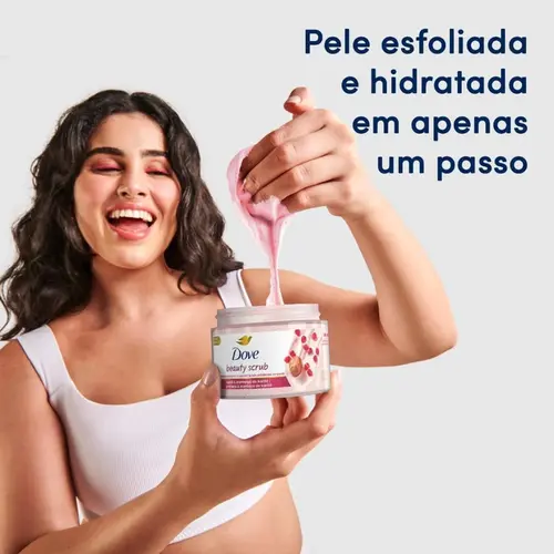 Sabonete Dove Esfoliante Corporal Beauty Scrub e Romã Manteiga de Karité 280g