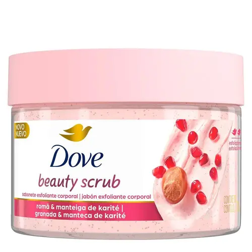 Sabonete Dove Esfoliante Corporal Beauty Scrub e Romã Manteiga de Karité 280g