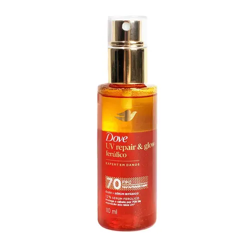 Óleo Corporal Dove Sérum Bifásico UV Repair & Glow+Ferúlico 110ml