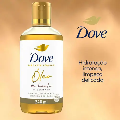 Sabonete Liquido Dove Óleo De Banho Glicerinado 240ml