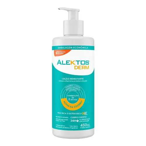 Loção Hidratante Alektos Derm Peles Seca e Extrasseca 450ml