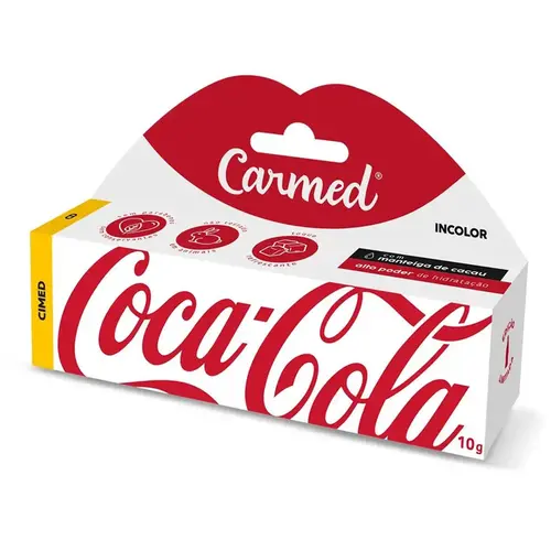 Carmed Hidratante Labial Coca Cola Incolor 10g