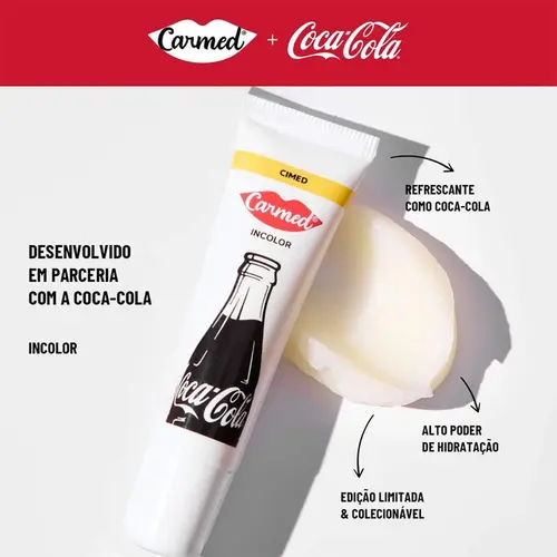 Carmed Hidratante Labial Coca Cola Incolor 10g