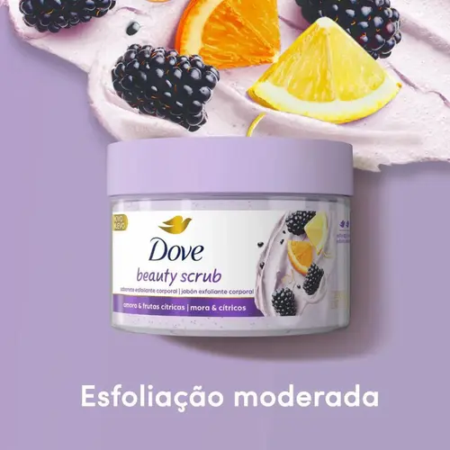 Sabonete Dove Esfoliante Corporal Beauty Scrub Amora 280g