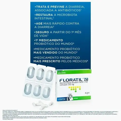 Floratil At 250mg 6 Cápsulas