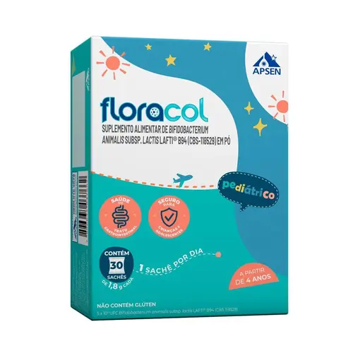 Simbiótico Floracol Pediátrico 30 Sachês 1,8g