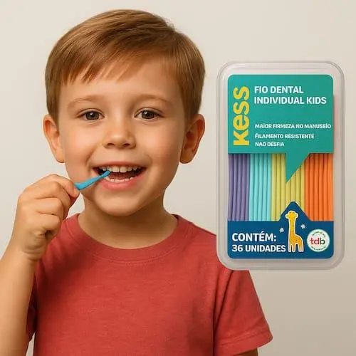 Fio Dental Individual Kess Kids 36un