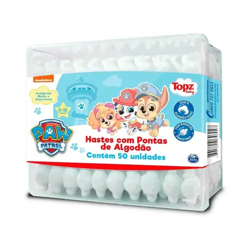 Hastes Flexiveis Topz Patrulha Canina 50Unid