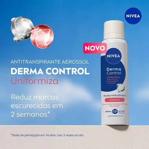 Desodorante Aerosol Nivea Derma Control Uniformiza Feminino 150ml