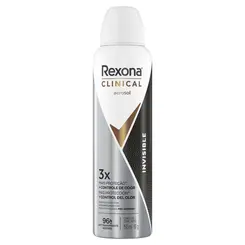 Desodorante Aerosol Rexona Clinical Invisible Feminino 150ml