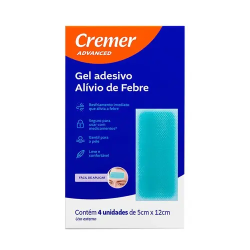 Gel Adesivo Cremer Alivio Da Febre 4 Unidades