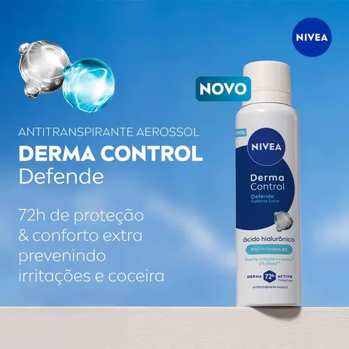 Desodorante Aerosol Nivea Derma Control Defense Fem 150ml