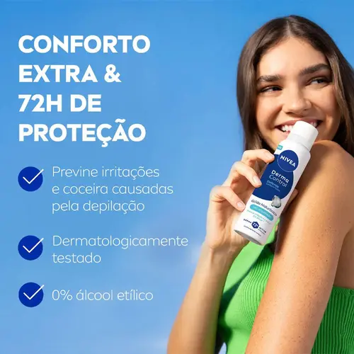 Desodorante Aerosol Nivea Derma Control Defense Fem 150ml