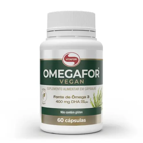 Omegafor Vegan 400mg Dha 60 Cápsulas Vitafor