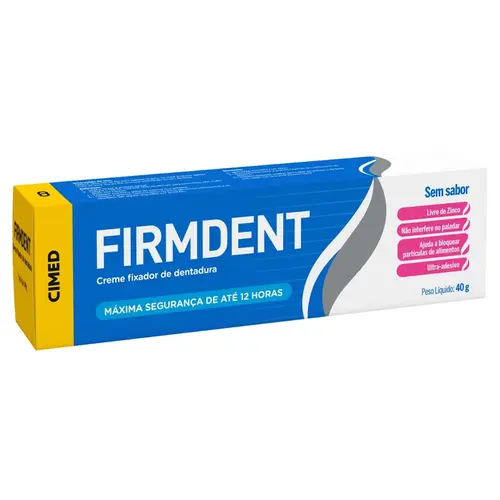 Creme Fixador de Dentadura Firmdent Sem Sabor 40g