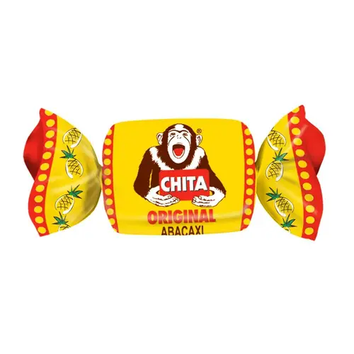 Bala Chita Original Abacaxi 10 Unidades