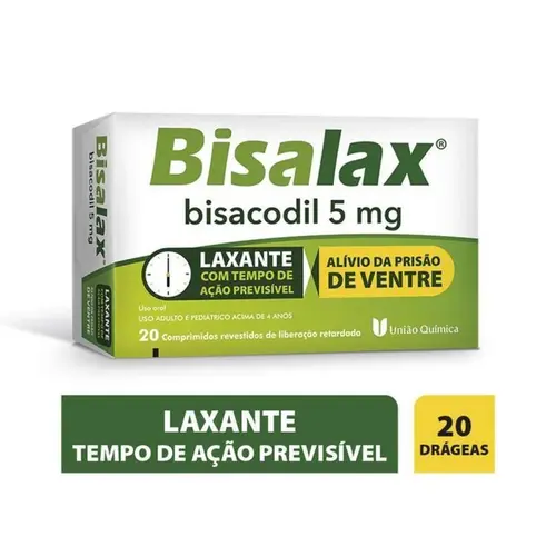 Bisalax Bisacodil 5mg 20 Comprimidos