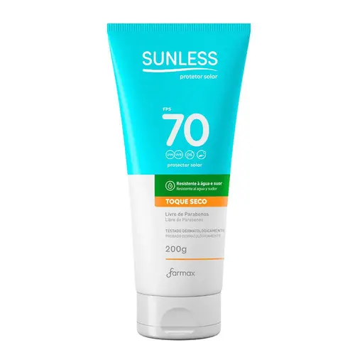 Protetor Solar Sunless Toque Seco FPS70 200g