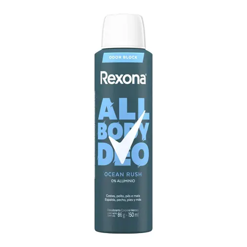 Desodorante Rexona All Body Deo Ocean Rush Aerosol 150ml
