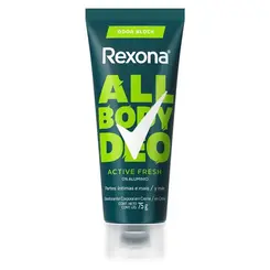 Desodorante Rexona All Body Deo Active Fresh Creme 75g