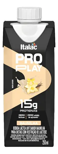 Bebida Láctea Whey Protein Zero Lactose Baunilha 250ml