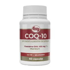 COQ-10 Coenzima Q10 e Vitamina E (100mg) Vitafor 60 Cápsulas