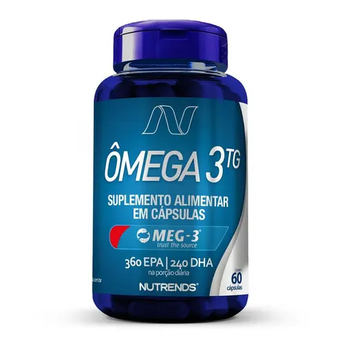 Ômega 3 TG MEG-3® EPA/DHA 1000mg 60 cápsulas Nutrends