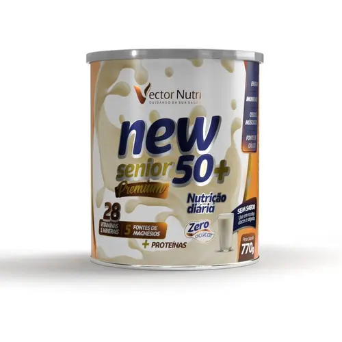 Suplemento Alimentar New Senior Sem Sabor Zero Açucar 770g Vector