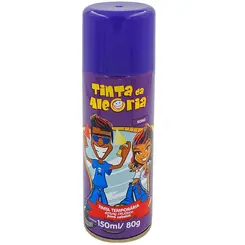 Tinta Temporária Spray Para Cabelo Roxo 150ml