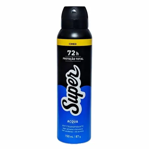Desodorante Antitranspirante Aerosol Super Acqua 72h – 150ml