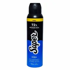 Desodorante Antitranspirante Aerosol Super Acqua 72h – 150ml