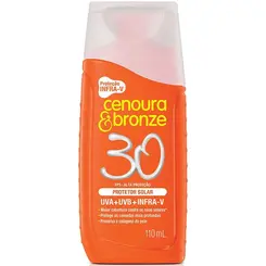 Protetor Solar Cenoura e Bronze Fps30 110ml