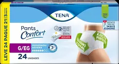 Roupa Íntima Tena Pants Confort 24 Unidades  G/EG