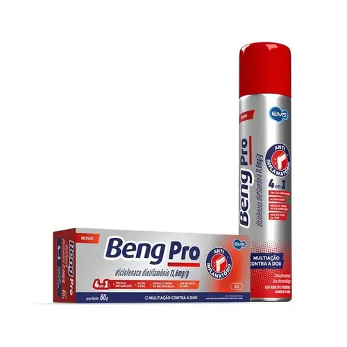 Beng Pro Diclofenaco Dietilamônio 11,6mg Gel 60g