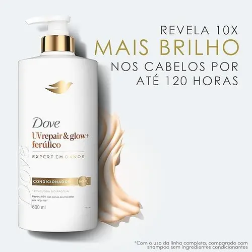 Condicionador  Dove UV Repair & Glow + Ferúlico 600ml