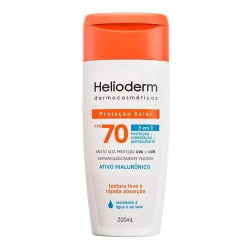 Protetor Solar Corporal Helioderm FPS 70 3 em 1 200ml