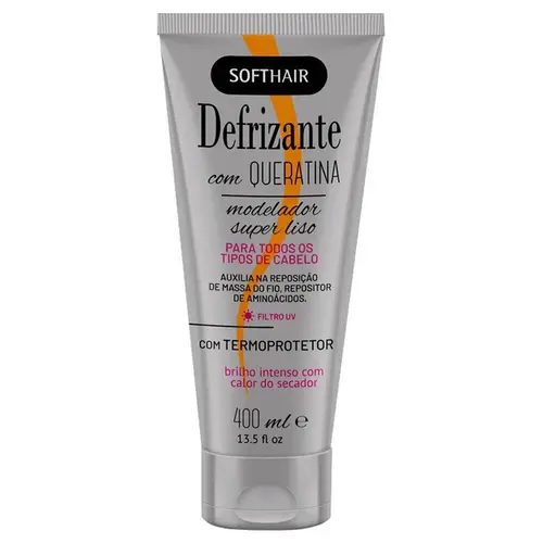 Soft Hair Defrizante Queratina 400 ml