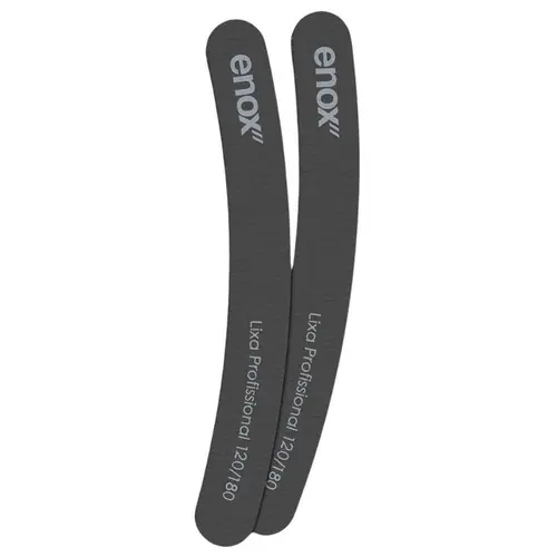 Lixa Profissional Enox Granulação Grossa 120/180 Banana Com 2 Unidades 1737