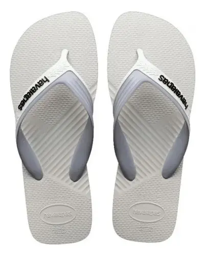 Chinelo Havaianas Dual Branco/Cinza Gelo 41/42