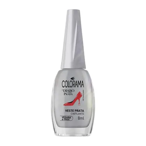 Esmalte Colorama Diabo Veste Prada Veste Prata 8ml