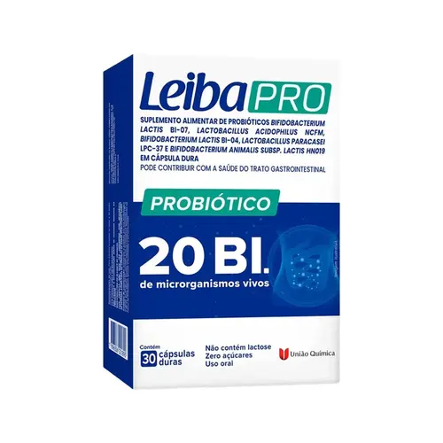 Probiótico Leiba Pro 20 Bi 10 Cápsulas
