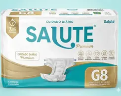 Fralda Geriátrica Salute Sênior Premium - Tamanho G - 08 Unidades