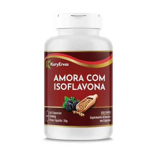 Amora Com Isoflavona 60 Cápsulas Kury Ervas