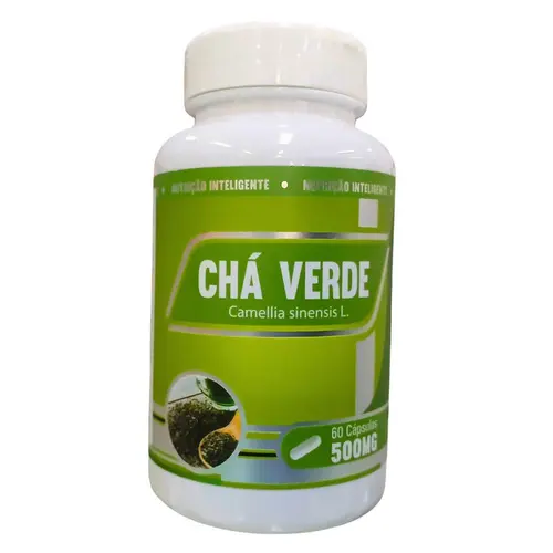 Chá Verde 500mg 60 Cápsulas