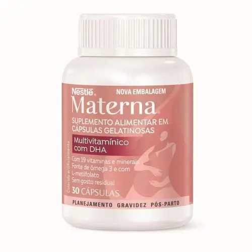 Polivitamínico Materna DHA para Gestantes 30 Cápsulas