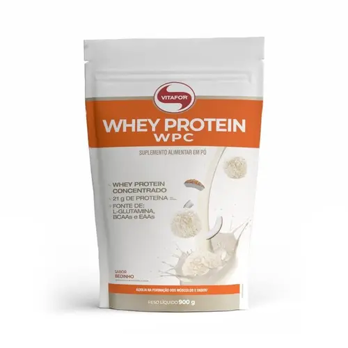 Whey Protein Wpc Beijinho Pouch  900Gr Vitafor