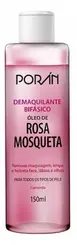 Demaquilante Bifasico Rosa Mosqueta 150 ml Poran